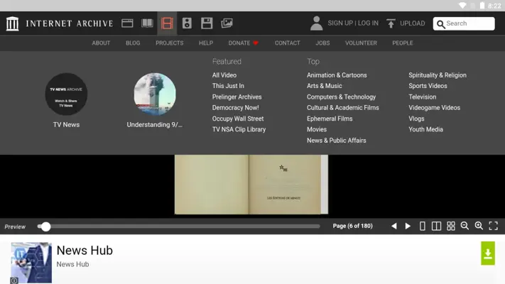 Archive.org android App screenshot 2
