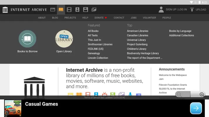 Archive.org android App screenshot 8